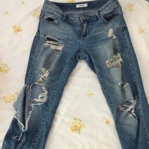 Cello ripped jeans (mid rise)